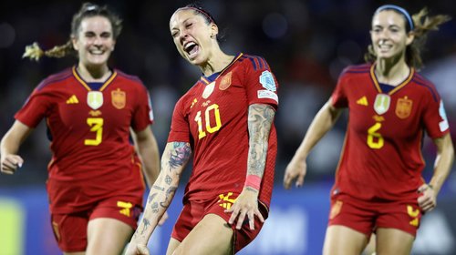 Hermoso marca gol para España en su primer juego tras escándalo