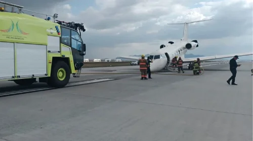 Jet de la FGR aterriza de emergencia en el AIFA
