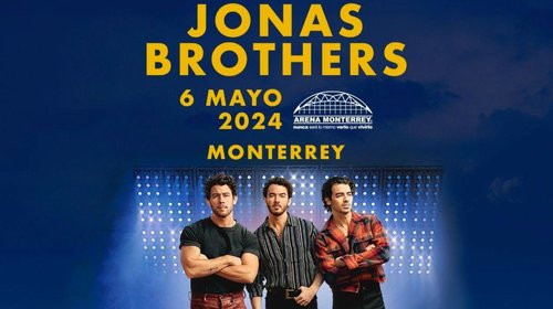 Los Jonas Brothers se presentarán en la Arena Monterrey en 2024
