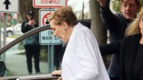 Julie Andrews, tiene 88 años y luce radiante 