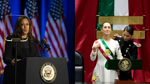 Kamala Harris felicita a Sheinbaum tras investidura
