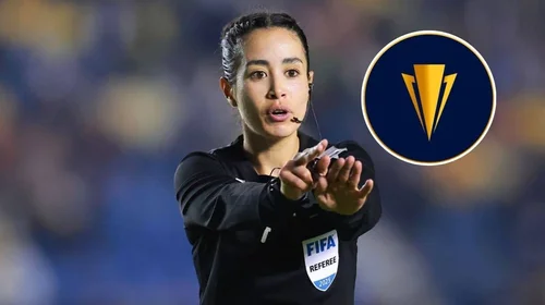 Katia Itzel hace historia en Copa Oro como árbitra central