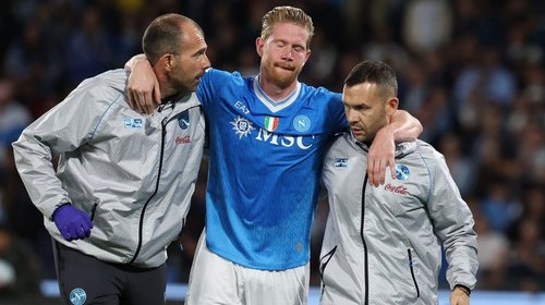 Confirma Napoli lesión de Kevin De Bruyne; será baja hasta 2026