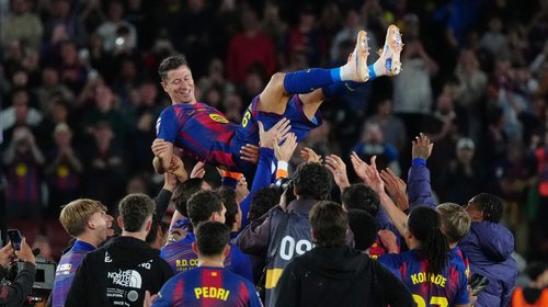 Despide Barcelona a Lewandowski con triunfo sobre Betis