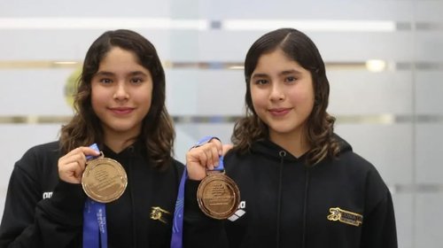 Lía y Mía Cueva ganan bronce en la Copa del Mundo de Clavados
