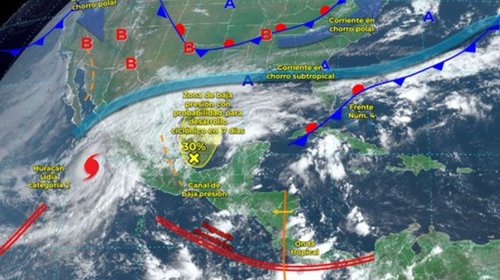 'Lidia' se eleva a huracán categoría 2: ¿Afectará en Nuevo León?