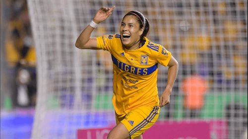Lizbeth Ovalle, de Tigres Femenil, hace 'magia' con sus goles