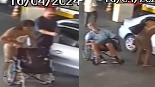Con una silla de ruedas y ayuda: así trasladó un cadáver al banco