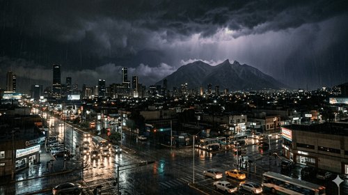 Prevén chubascos con tormenta eléctrica esta tarde en Nuevo León