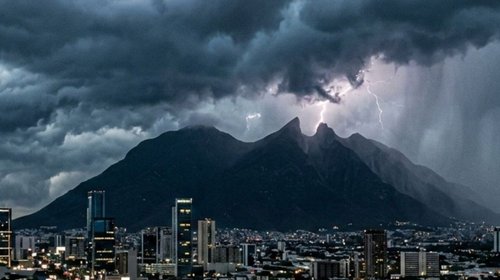 Pronostican lluvias y descargas eléctricas por esta tarde 