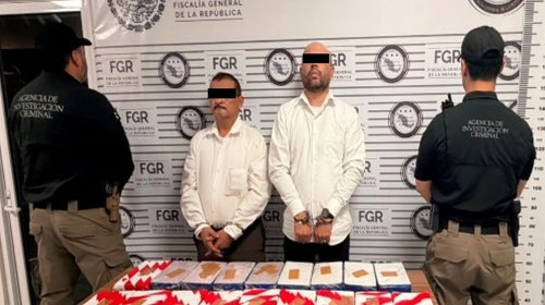Hallan 18 kilos de droga ocultos dentro de autobús en Sonora