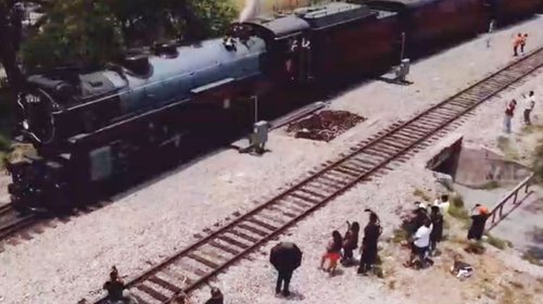 Desde Canadá para Nuevo León; llega antigua locomotora de vapor