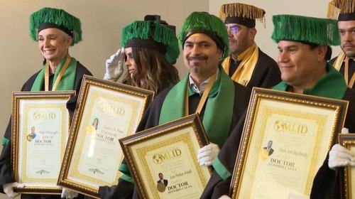 Distingue OMLID a Luis Padua con Doctorado Honoris Causa