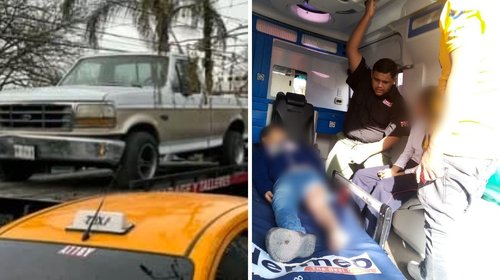 Hombre pierde el control de su auto y atropella a 3 niños
