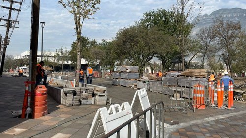 Reabren vialidad en Casco y Vasconcelos, pero obras siguen