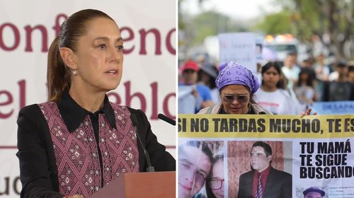 'Yo recibo a madres buscadoras sin hacerlo mediático': presidenta