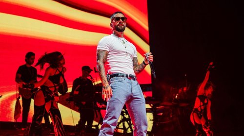Tras su show en la Arena Monterrey, Maluma se va de fiesta