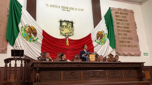 Manolo Jiménez presenta logros de la actual administración