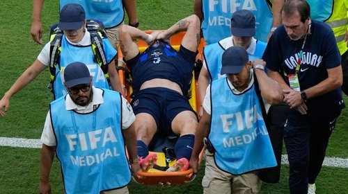 Manuel Ugarte sufre grave lesión tras eliminación de Uruguay