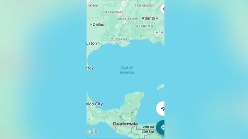 Google Maps actualiza el nombre del Golfo de México en EUA