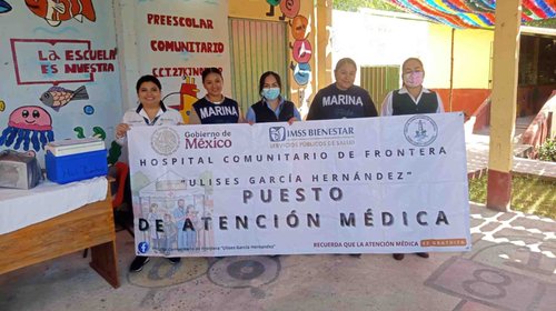 Semar lleva atención médica a comunidades de Centla