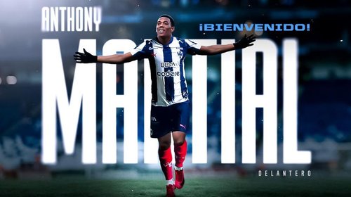 ¡Oficial! Anuncia Rayados a Anthony Martial; firma por dos años