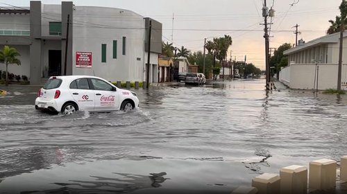 Lluvias y fuertes vientos provocan afectaciones en Matamoros