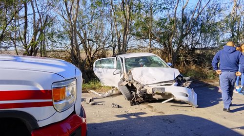 Muere menor de seis años tras accidente vial en Matamoros