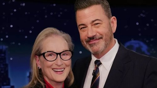 Apoya Meryl Streep a Kimmel mientras Trump exige despido