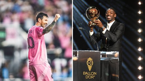 Messi felicita a Dembélé por ganar el Balón de Oro 2025