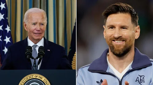 Messi sería condecorado con medalla por Joe Biden, pero no asiste