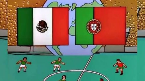 ¿México vs Portugal? Reviven famosa 'predicción' de Los Simpson