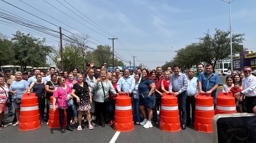 Entrega Mijes primera etapa de Av. Raúl Salinas renovada