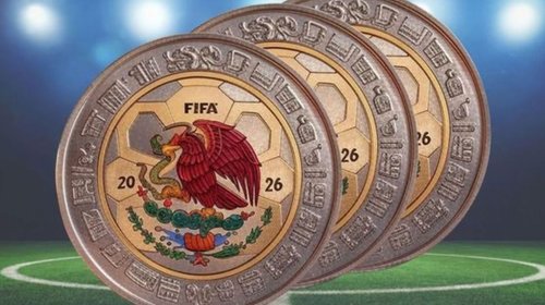 Alistan monedas conmemorativas del Mundial 2026 en oro y plata