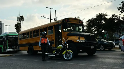 Regreso a clases: implementan operativo vial en Monterrey