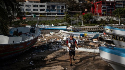 Ajustan a 47 cifra de muertos por huracán 'Otis' en Guerrero