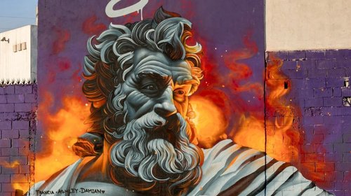 Murales llevan color a calles de Mitras Poniente en García