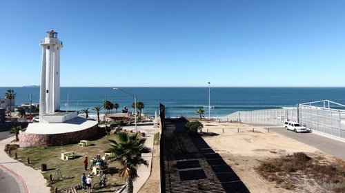 Muro fronterizo desaparece Jardín Binacional entre EUA y México