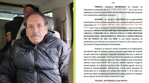 Inhabilitan a René Gavira y exfuncionarios por daño en Segalmex