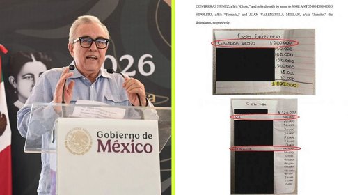 Acusación contra Rocha Moya exhibe nómina del cártel en Sinaloa