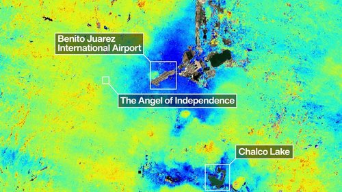 NASA alerta sobre hundimiento acelerado en CDMX