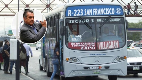 Gobierno de ‘El Bronco’ dejó caer en 50% el transporte en NL