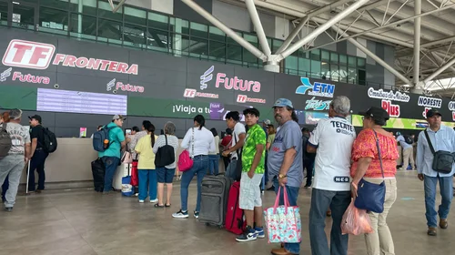 Comienzan a saturar la Central de Autobuses, en Monterrey
