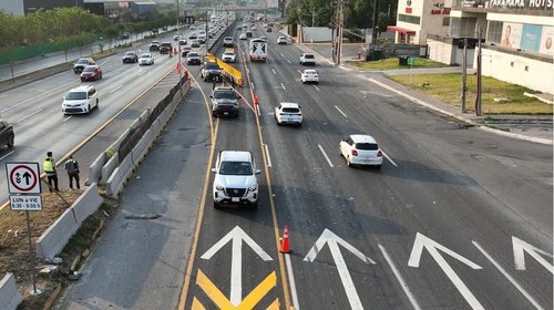 Solo habrá contraflujo en la Carretera Nacional en días santos