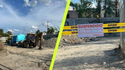 Protestan contra gasera; Guadalupe suspende obra