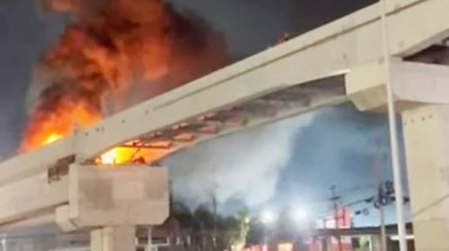 Provoca incendio equipo externo en L6; reportan saldo blanco