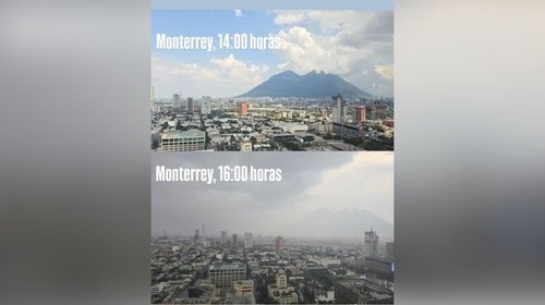 Pasa urbe regia de sol radiante a tormenta en menos de dos horas