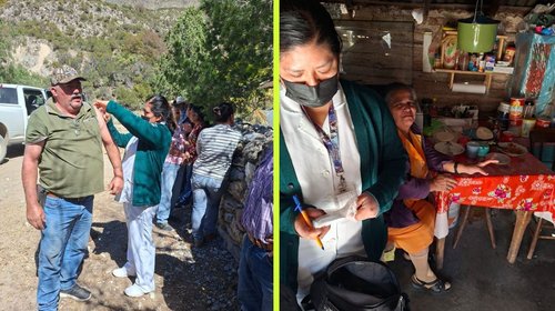 Escala IMSS NL la Sierra Madre para vacunar a comunidades remotas
