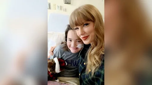 Taylor Swift sorprende a pacientes de un hospital infantil