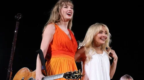 Taylor Swift y Sabrina Carpenter sorprenden con dueto en vivo